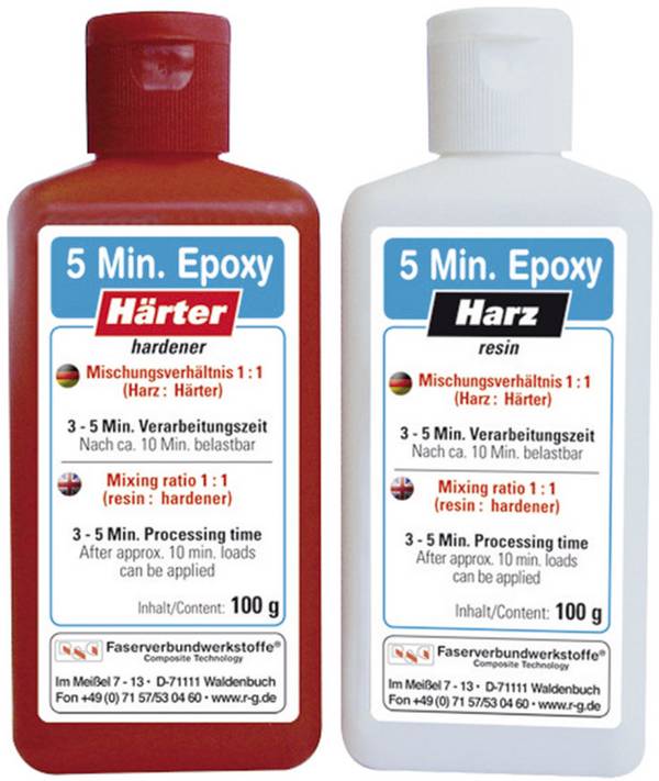 R & G EPO5.F250A+B Epoxidová pryskyřice po 5 minutách  500 g