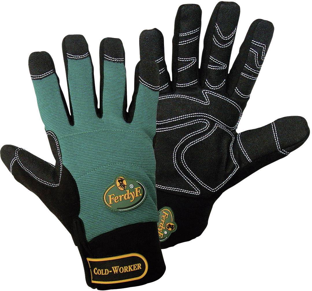 FerdyF. 1990-11 Mechanics COLD WORKER Clarino® syntetická kůže montážní rukavice Velikost rukavic: 11, XXL EN 397 CAT II 1 pár