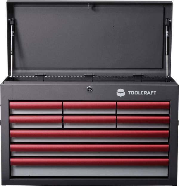 TOOLCRAFT 887090 dílenský vozík  Barva: šedá, antracitová, červená