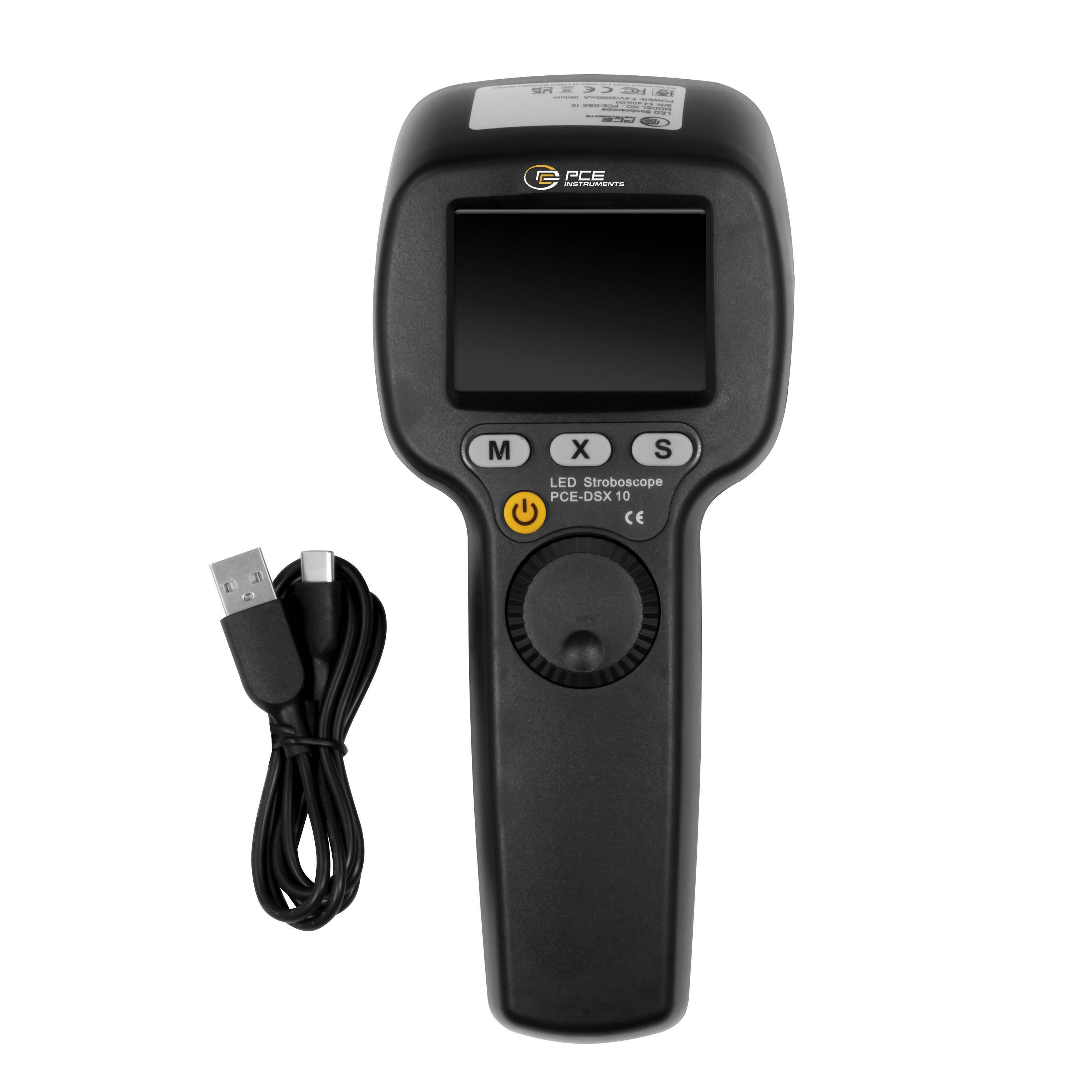 PCE Instruments PCE-DSX 10 stroboskop optický 60 - 999999 ot./min-6