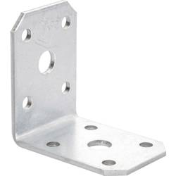 Montážny uholník TOOLCRAFT 889647 N/A, (d x š x v) 50 x 50 x 35 mm, Oceľ, 1 ks