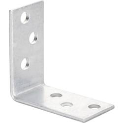 Montážny uholník TOOLCRAFT 889651 N/A, (d x š x v) 40 x 40 x 20 mm, Oceľ, 1 ks