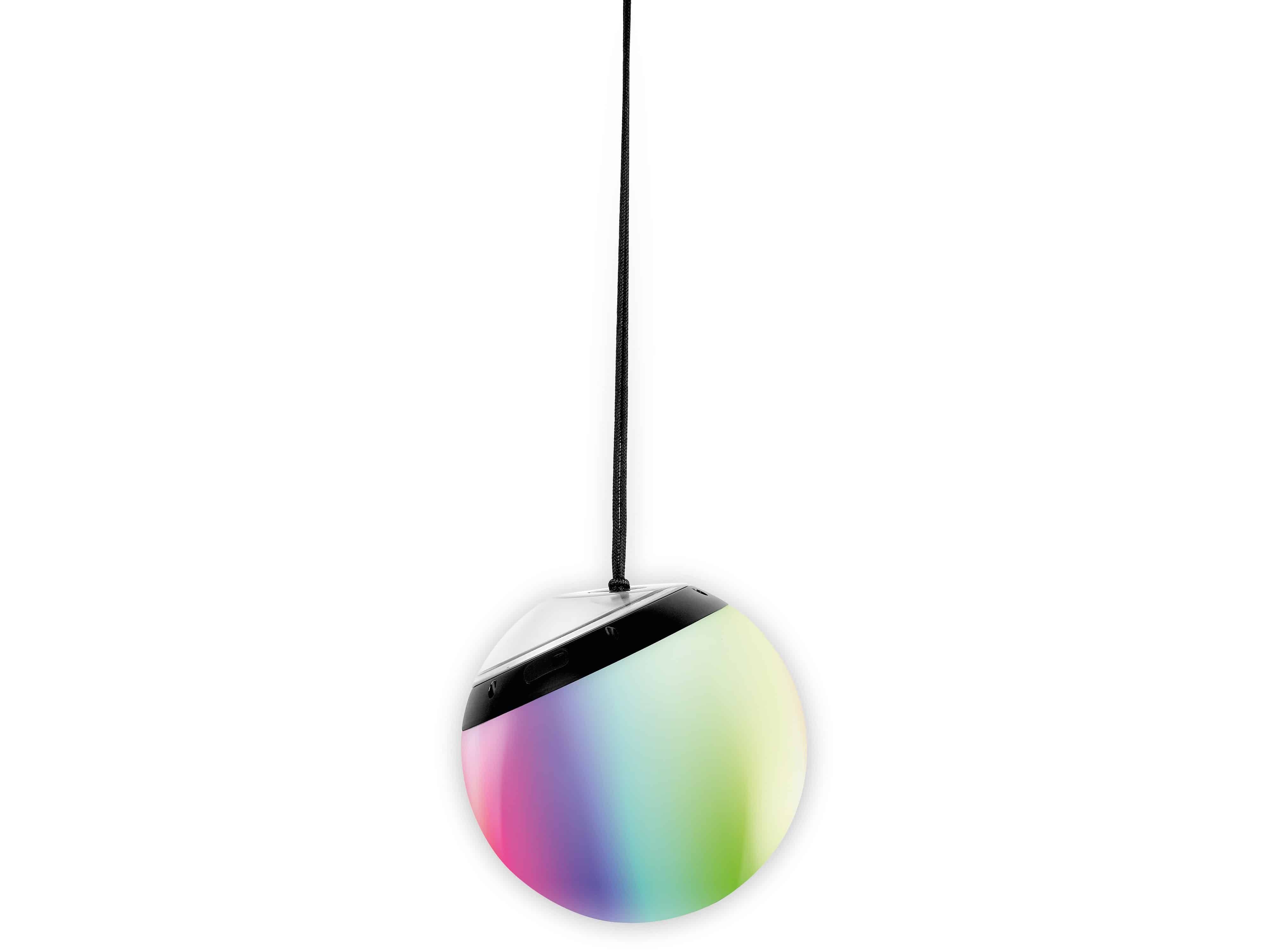 Obrázek symbolu pro Müller-Licht 404077 tint Pendula Solar, white+color, 20 cm solární dekorativní osvětlení LED LED 0.5 W bílá