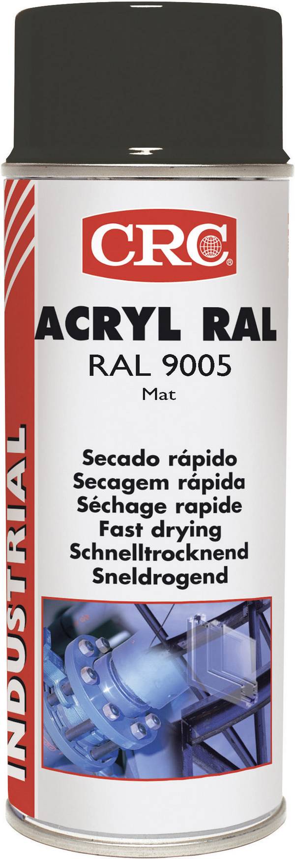 CRC 31075-AA Akrylový-ochranný lak RAL 9005 černá (matná) 400 ml