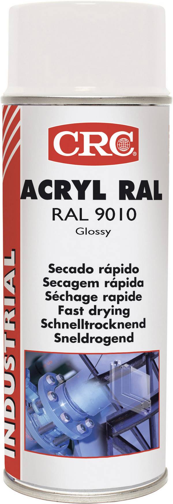 CRC 31064-AA Akrylový-ochranný lak RAL 9010   bílá (lesklá) 400 ml
