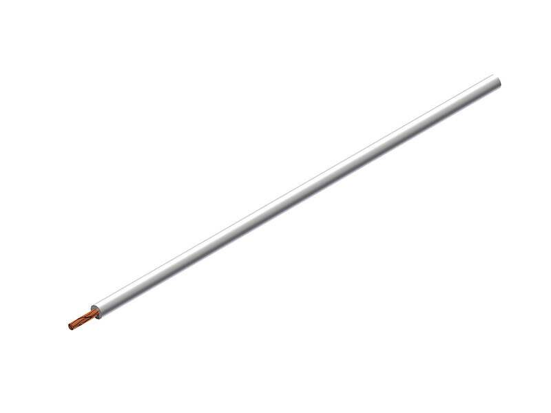 Stäubli 61.7553-10029 lanko/ licna SILI-E 1 x 0.75 mm² bílá metrové zboží