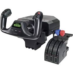 Logitech Gaming Saitek Pro Flight Yoke System PZ44 knipl k leteckému simulátoru USB PC černá upevnění šrouby