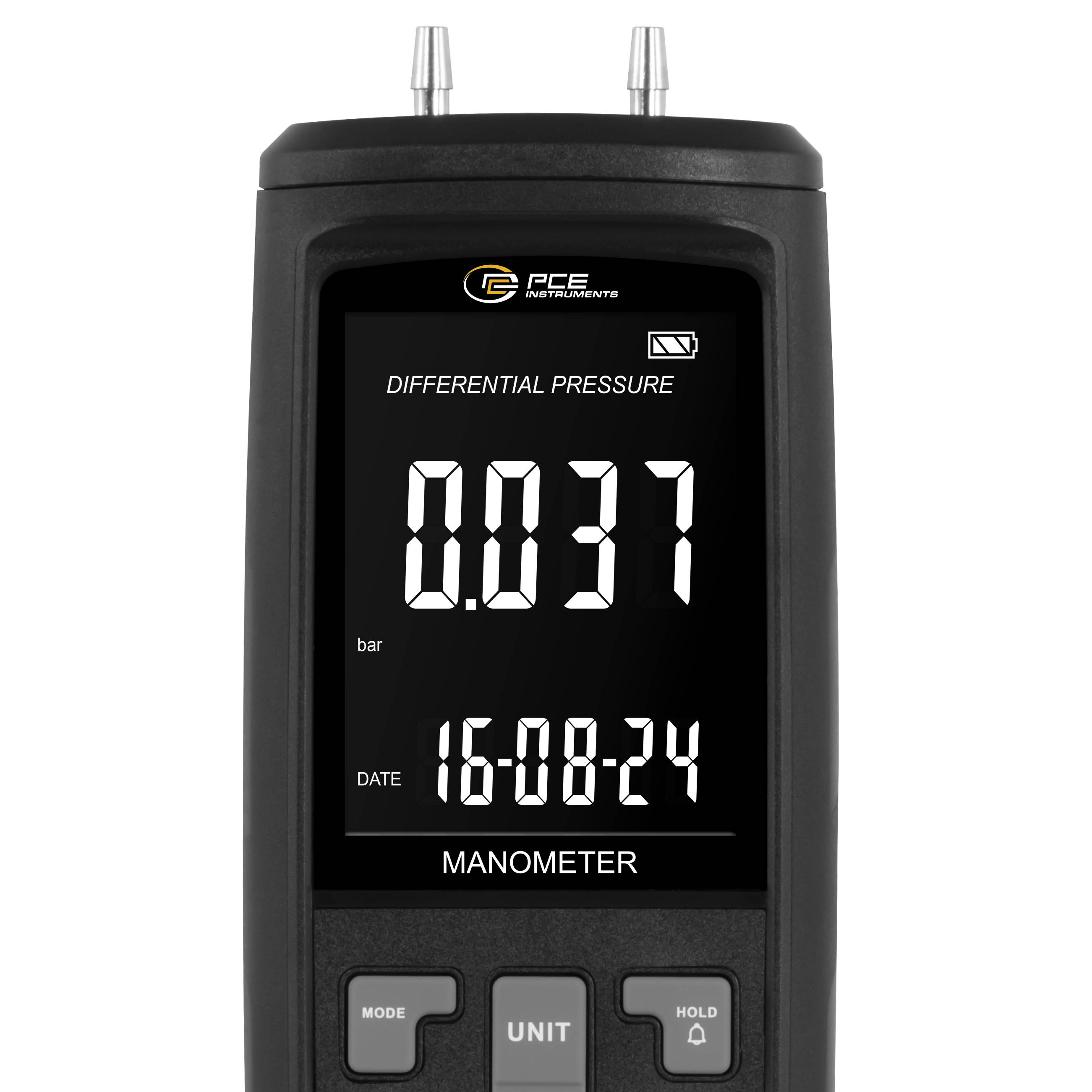 PCE Instruments manometr spodní strana -0.01 do 1 bar-1