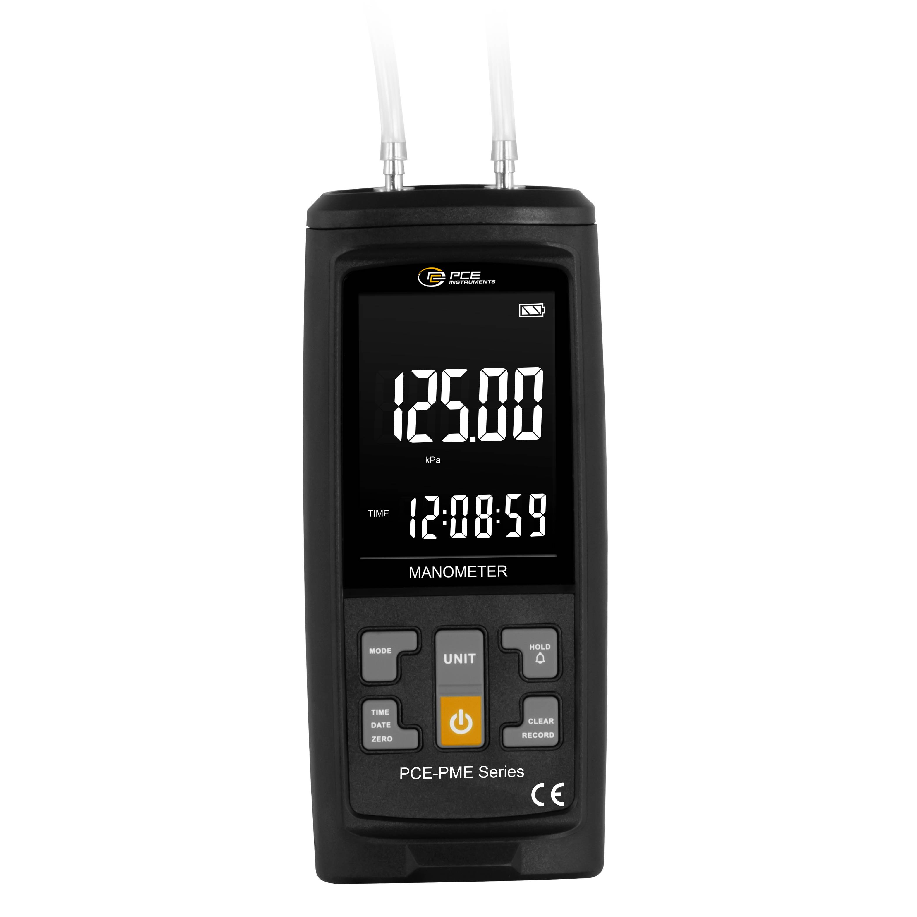PCE Instruments manometr spodní strana -1.25 do 1.25 bar