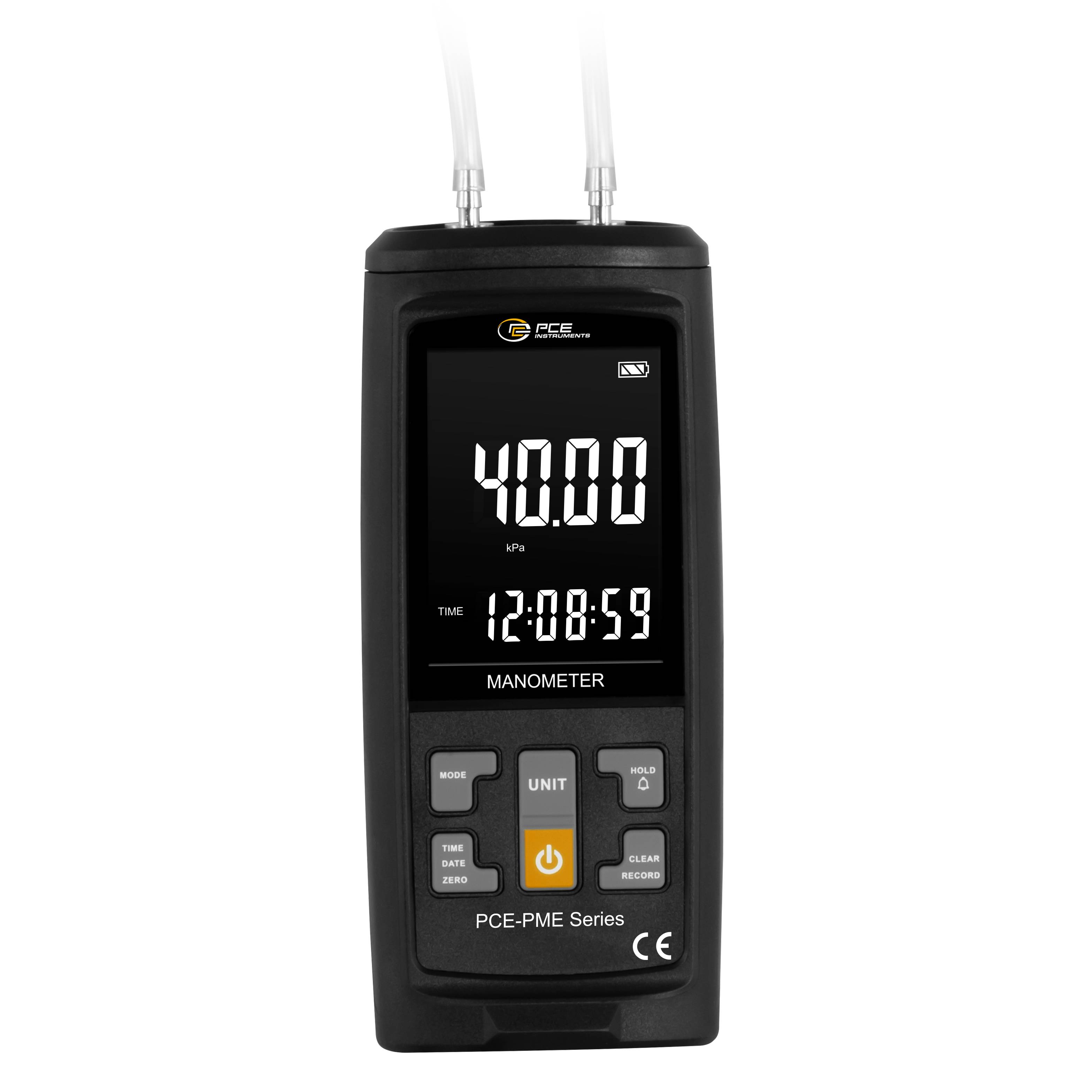 PCE Instruments manometr spodní strana -0.4 do 0.4 bar