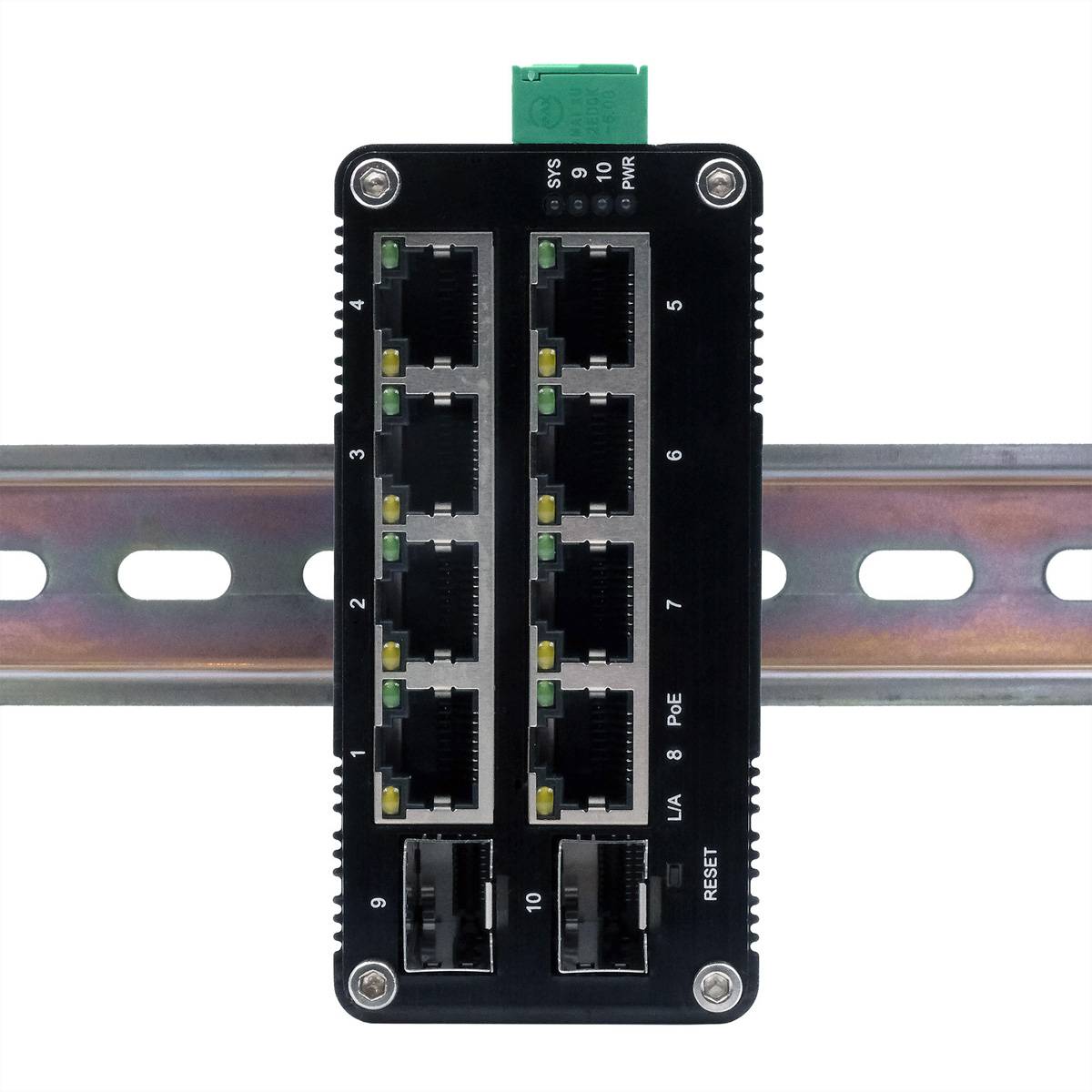 Exsys EX-62035MPoE-SFP EXSYS - Switch Industrie Ethernet 8x10/100/100/1000F - - 1 - Switch - 1 Gbps síťový switch 10 / 1-3