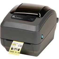 Zebra GK420d rev2 tiskárna štítků termální s přímým tiskem 203 x 203 dpi Šířka etikety (max.): 110 mm USB, LAN