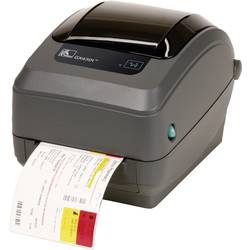 Zebra GX430T tiskárna štítků termotransferová 300 x 300 dpi Šířka etikety (max.): 110 mm USB, RS-232, paralelní
