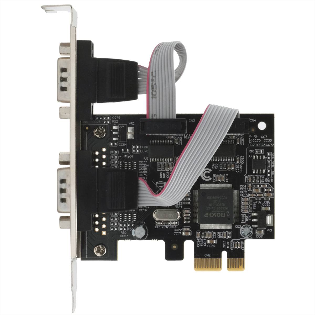 Exsys EXSYS EX-46012, PCIe, Seriell, Männlich, RS-232, Grau, China PCI karta-3