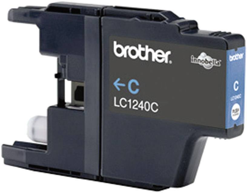 Inkoustová kazeta Brother LC1240C azurová, kompatibilní s tiskárnami Brother.