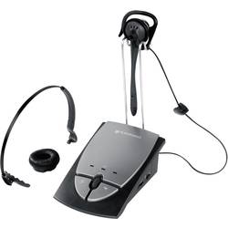 Telefónny headset Plantronics S12, káblový, mono, čierna, strieborná