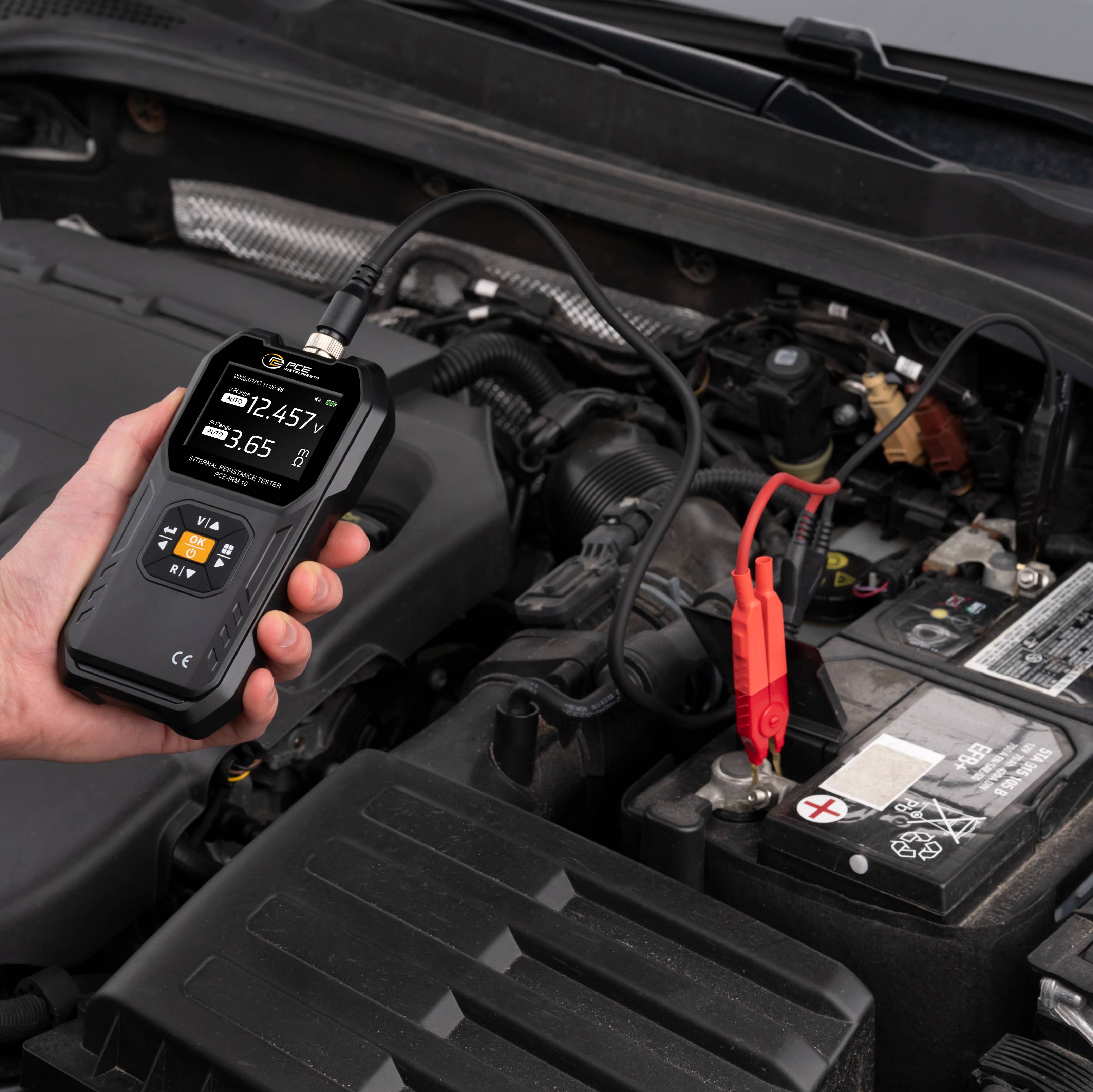 PCE Instruments PCE-IRM 10 digitální multimetr, grafický displej-5