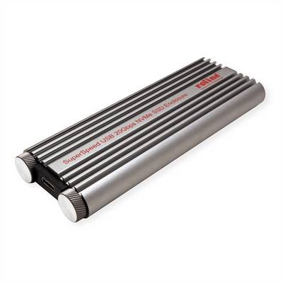 Roline pouzdro pro pevný disk M.2 USB-C® USB 3.2 (Gen 2x2) 20 GBit/s M.2 PCIe NVMe 2230, 2242, 2260, 2280 16.01.4147-0