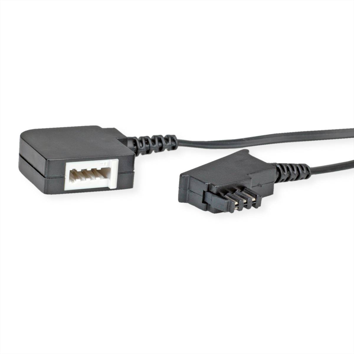 Secomp telefonní kabel 10 m černá-0
