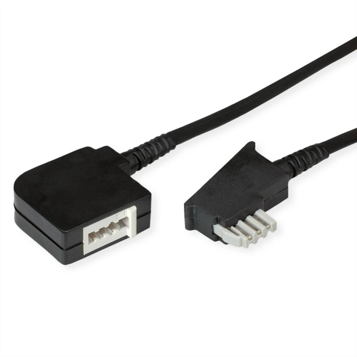Secomp telefonní kabel 6 m černá-0