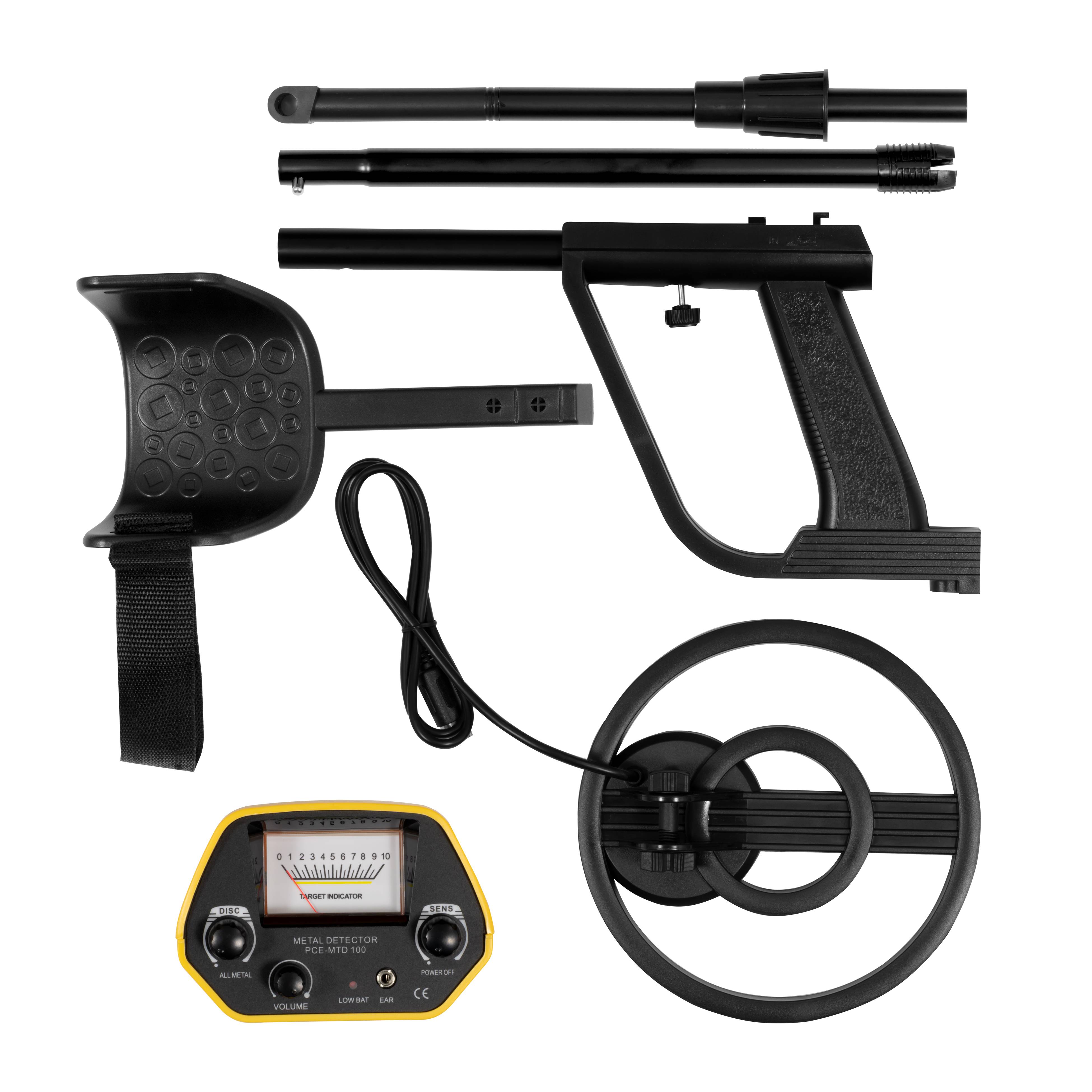 PCE Instruments PCE-MTD 100 detektor kovu Max. hloubka vyhledávání 16 cm analogový PCE-MTD 100-5
