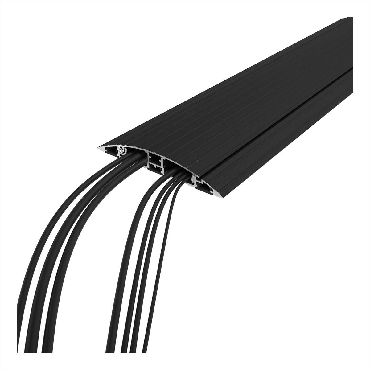 Dataflex Kabelová lišta hliník černá (d x š x v) 1.8 m x 145 mm x 20 mm 1 ks 31.433-0