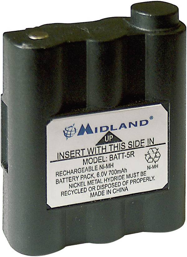 Midland Náhrada za originální akumulátor PB-ATL/G7 náhradní akumulátor pro radiostanici 6 V 700 mAh