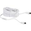 Anténny prepojovací kábel BKL Electronic 0804304, 90 dB, 7.50 m, biela