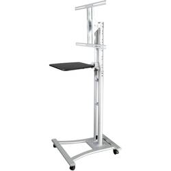 TV držák na kolečkách B-Tech RW8620/S, 69 - 152,4 cm (27"- 60"), stříbrná