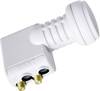 Smart Titanium Universal TT satelitní konvertor Twin-LNB Počet účastníků: 2 Velikost feedu: 40 mm světle šedá