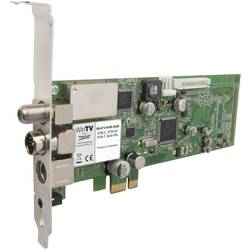 Hauppauge HVR-5525HD DVB-C (kabel), DVB-S (satelit), DVB-T (anténa), DVB-T2 (anténa), analogový PCIe- funkce nahrávání, s dálkovým ovládáním počet tunerů: 1