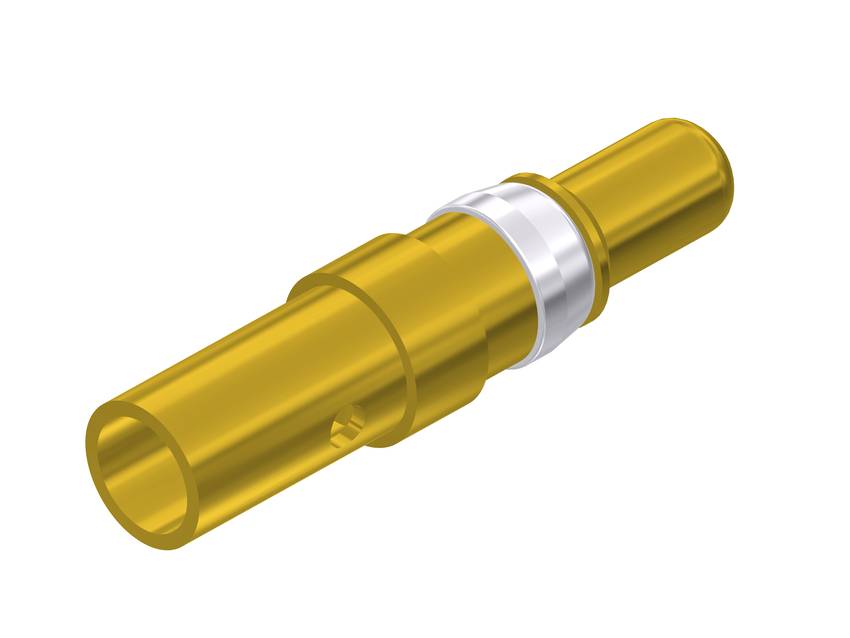 Conec 131C11039X 131C11039X vysokonapěťový pinový kontakt AWG min.: 12 AWG max.: 10 pozlacený nikl 30 A 1 ks