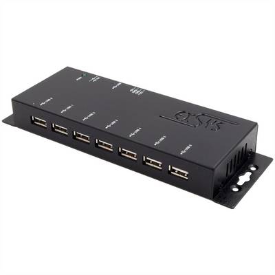Exsys EXSYS - EX-1177-2S USB 2.0 Hub mit 15KV ESDÜberspannungs-Schutz USB Hub černá-0