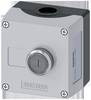 Siemens 3SU18010BD004AB1 3SU1801-0BD00-4AB1 pouzdro pro upevnění na podlaze , kovový přední prstenec 1 tlačítko čirá, stříbrná 1 ks