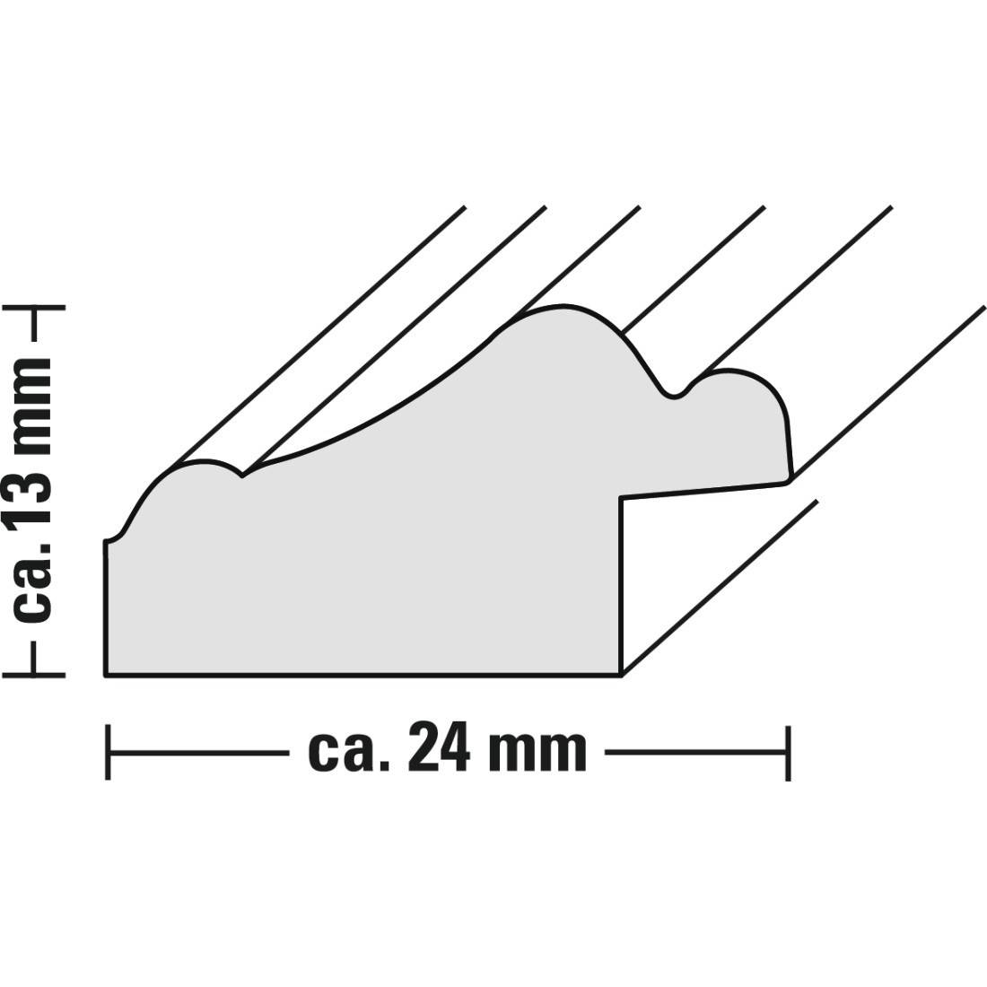 Hama 00175805 vyměnitelný fotorámeček Formát papíru: 20 x 15 cm (š x v x h) 24.6 x 33.6 x 1.3 cm zlatá-1