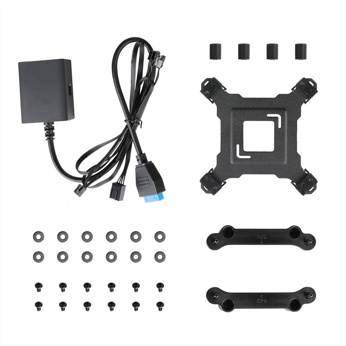 Antec Antec VORTEX VIEW 360, All-in-One-Flüssigkeitskühler, 12 cm, Schwarz chladič procesoru s větrákem-1