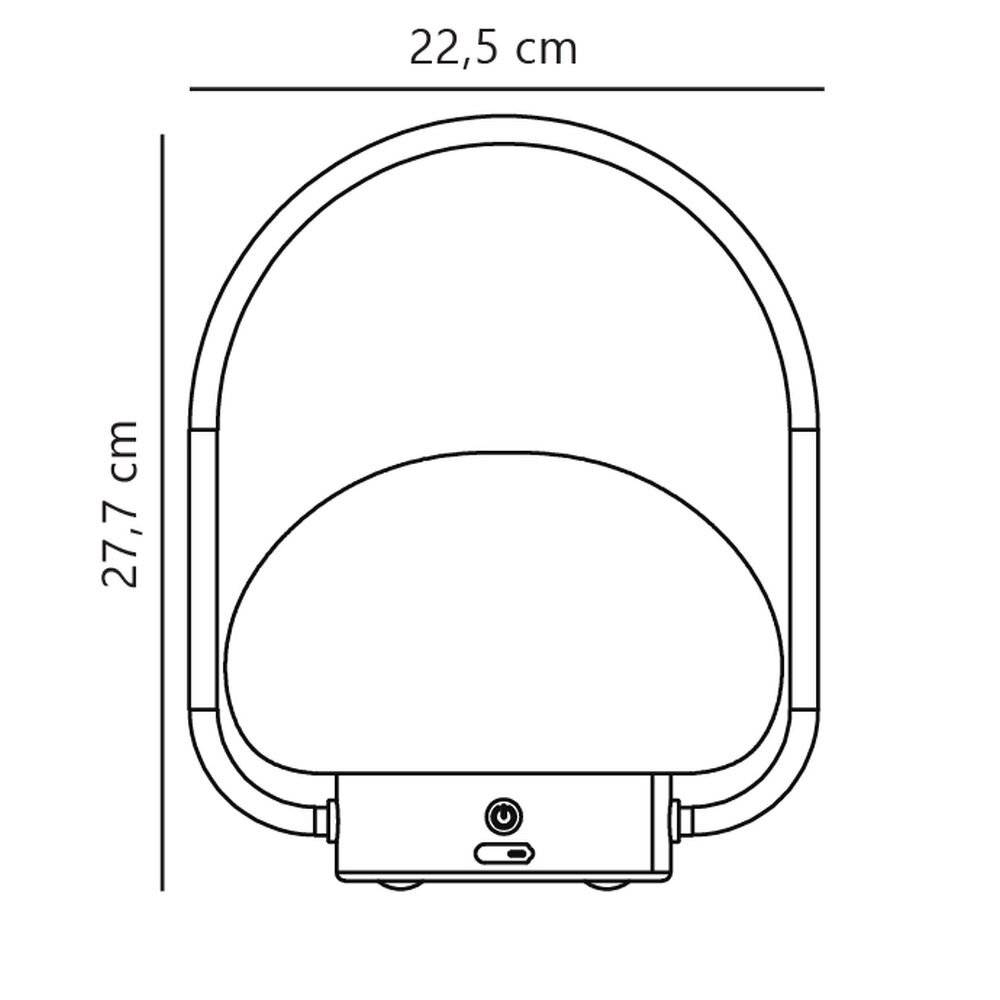 Obrázek symbolu pro Nordlux 2018145003 Sponge To Go venkovní LED stolní lampa 6.8 W teplá bílá bílá