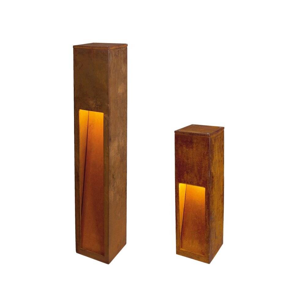 Obrázek ocenění pro SLV 229410 Rust Slot 50 venkovní stojací osvětlení úsporná žárovka E27 11 W železo (rezavé)