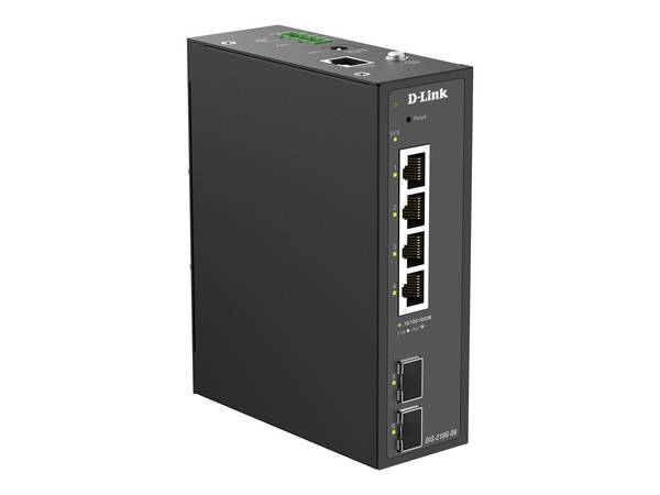 D-Link DIS-210G-06 D-Link DIS-210G-06 6-Port Switch, Smart síťový switch