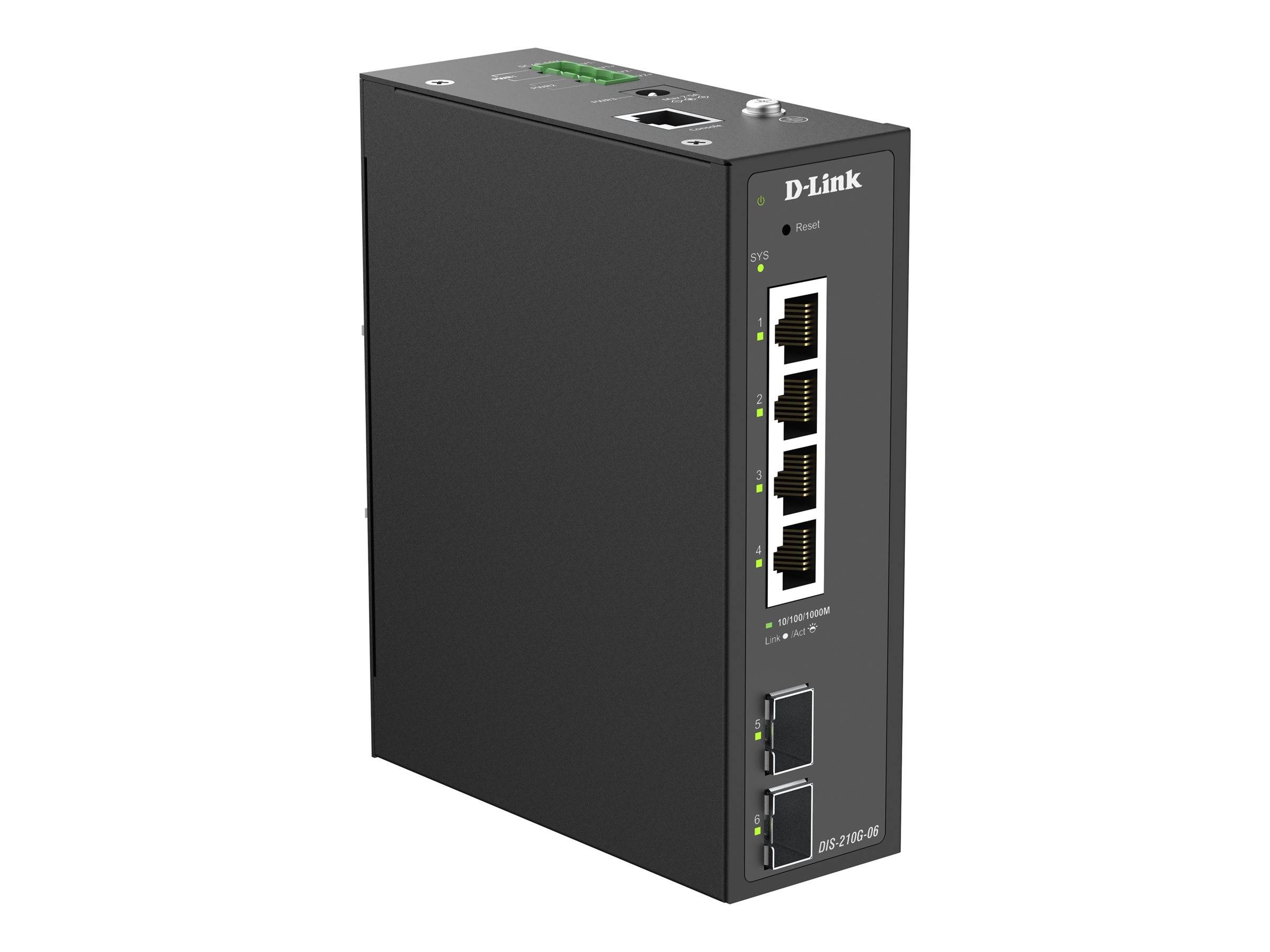 D-Link DIS-210G-06 D-Link DIS-210G-06 6-Port Switch, Smart síťový switch-0