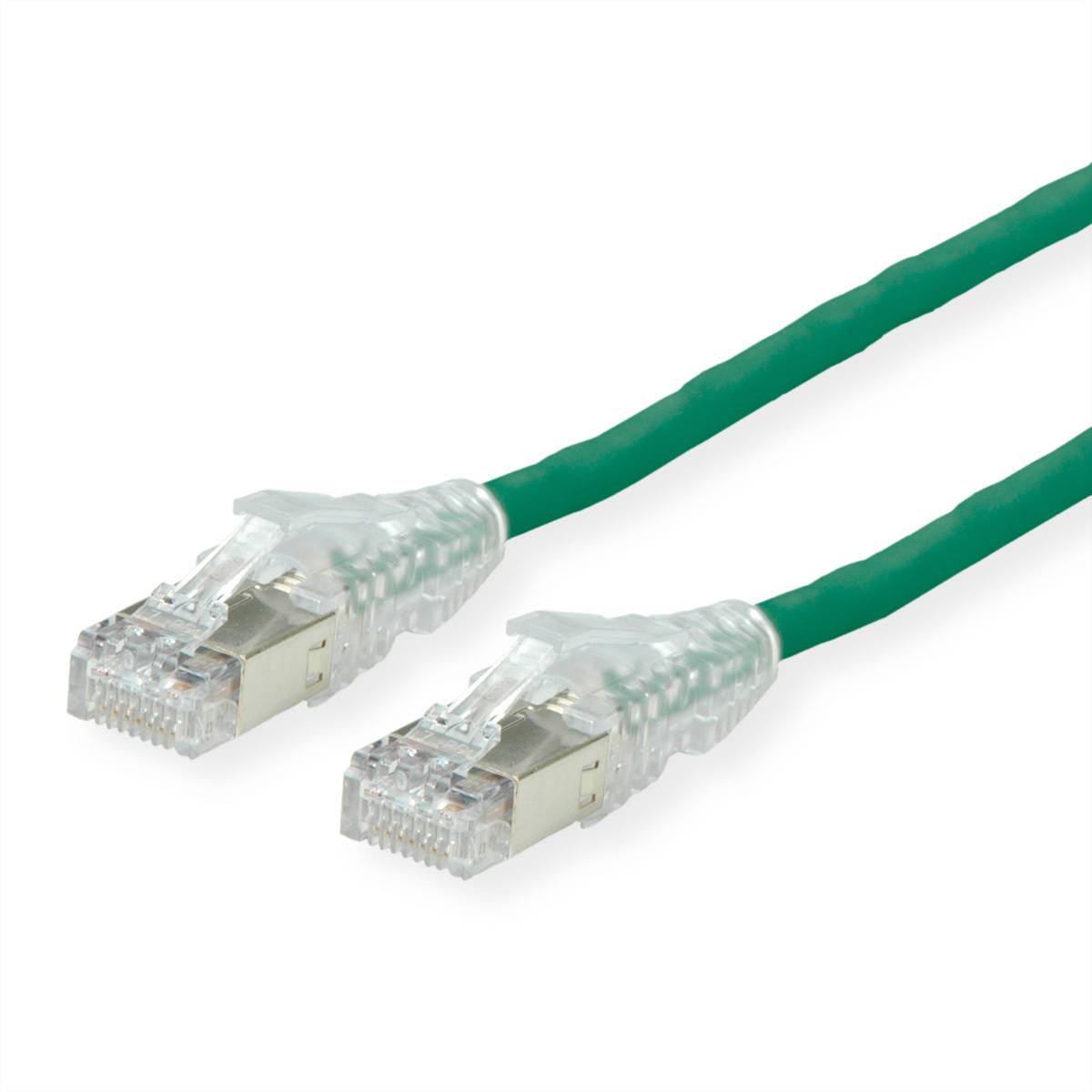 Secomp 21.05.0623 RJ45 síťové kabely, propojovací kabely CAT 6A S/FTP 20.00 m zelená dvoužilový stíněný, bez halogenů, s-0