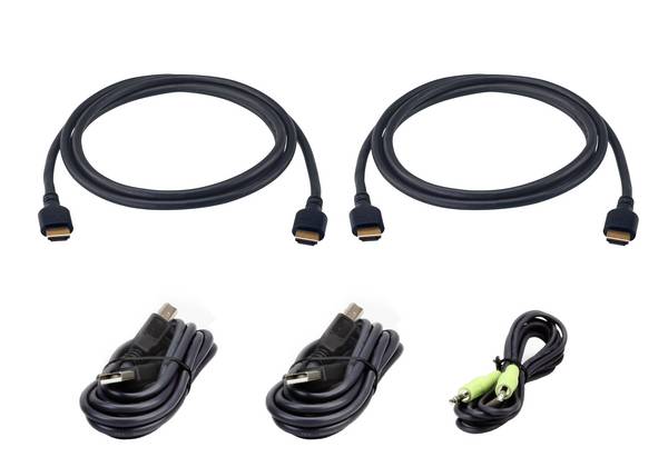 ATEN KVM adaptér  1.8 m černá