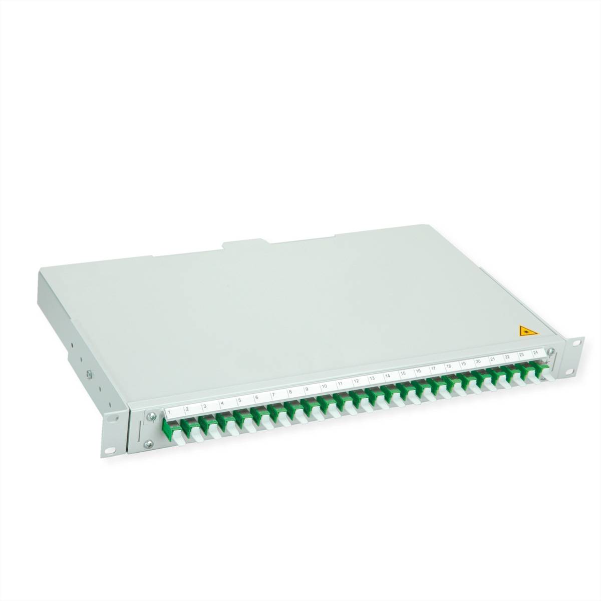 Telegärtner TELEGÄRTNER BASIS V LWL-Panel mit Kupplu Skleněná vlákna 1 U šedá-0