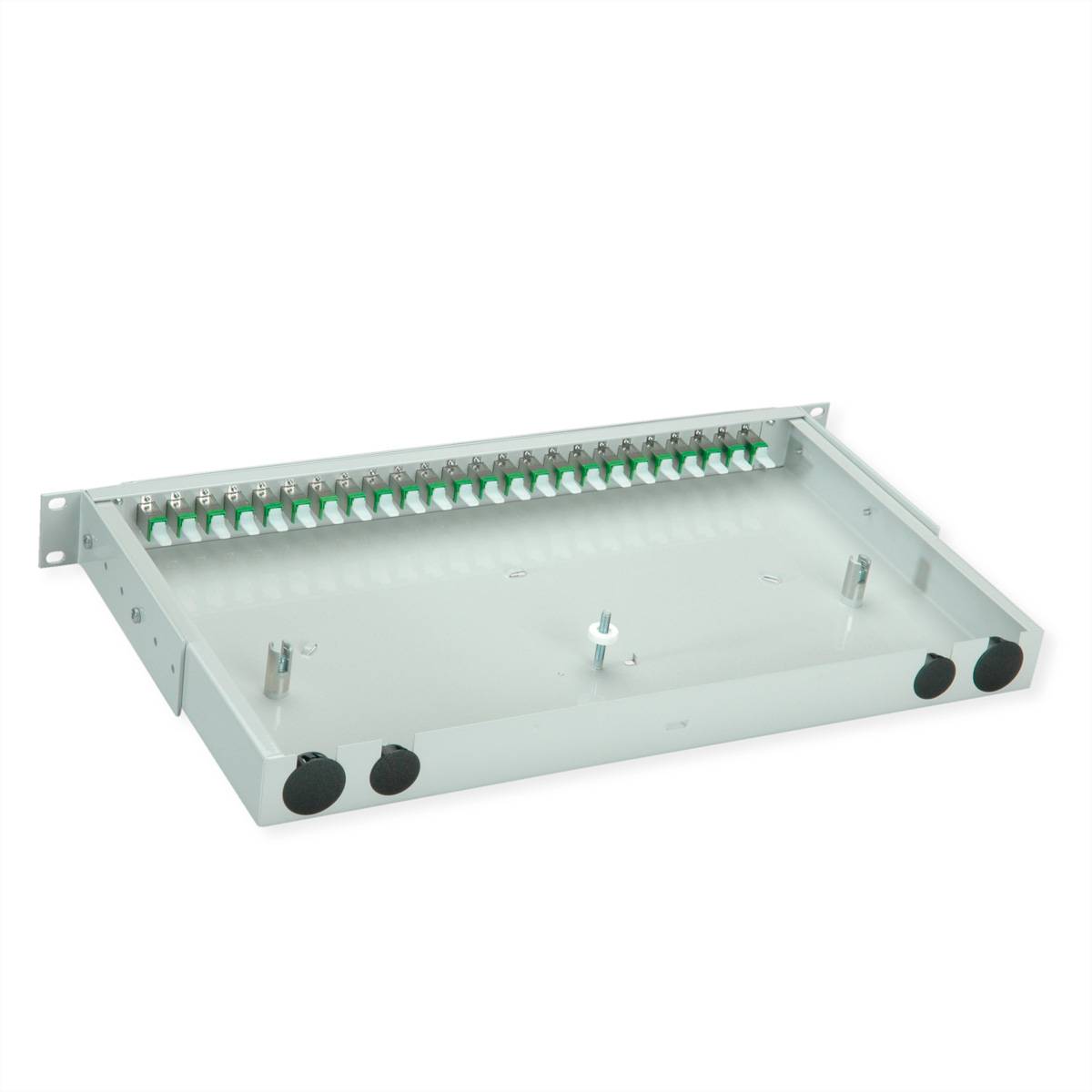 Telegärtner TELEGÄRTNER BASIS V LWL-Panel mit Kupplu Skleněná vlákna 1 U šedá-2
