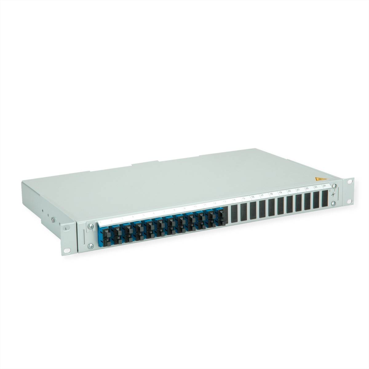 Telegärtner TELEGÄRTNER BASIS V LWL-Panel mit Kupplu Skleněná vlákna 1 U šedá-1