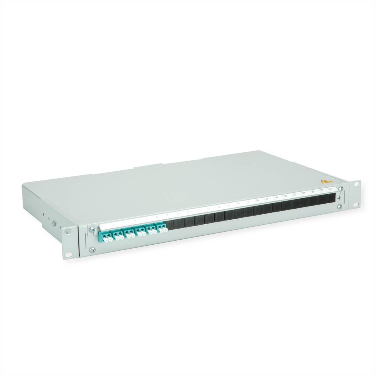 Telegärtner TELEGÄRTNER BASIS V LWL-Panel mit Kupplu Skleněná vlákna 1 U šedá-2