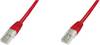Digitus DK-1511-005/R RJ45 síťové kabely, propojovací kabely CAT 5e U/UTP 0.50 m červená 1 ks