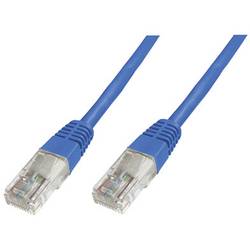 Sieťový prepojovací kábel RJ45 Digitus DK-1511-100/B, CAT 5e, U/UTP, 10.00 m, modrá