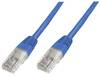 Digitus DK-1511-005/B RJ45 síťové kabely, propojovací kabely CAT 5e U/UTP 0.50 m modrá 1 ks