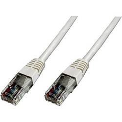 Sieťový prepojovací kábel RJ45 Digitus DK-1511-010/WH, CAT 5e, U/UTP, 1.00 m, biela